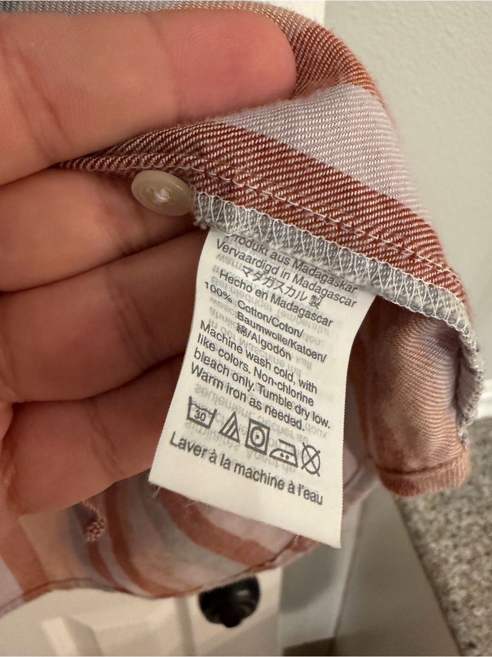 Madewell Central Shirt Rainbow Stripe Oversized Button Down Medium - Picture 5 of 7